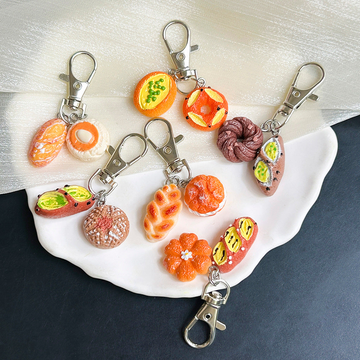 Wholesale Alkaline Bread Keychain