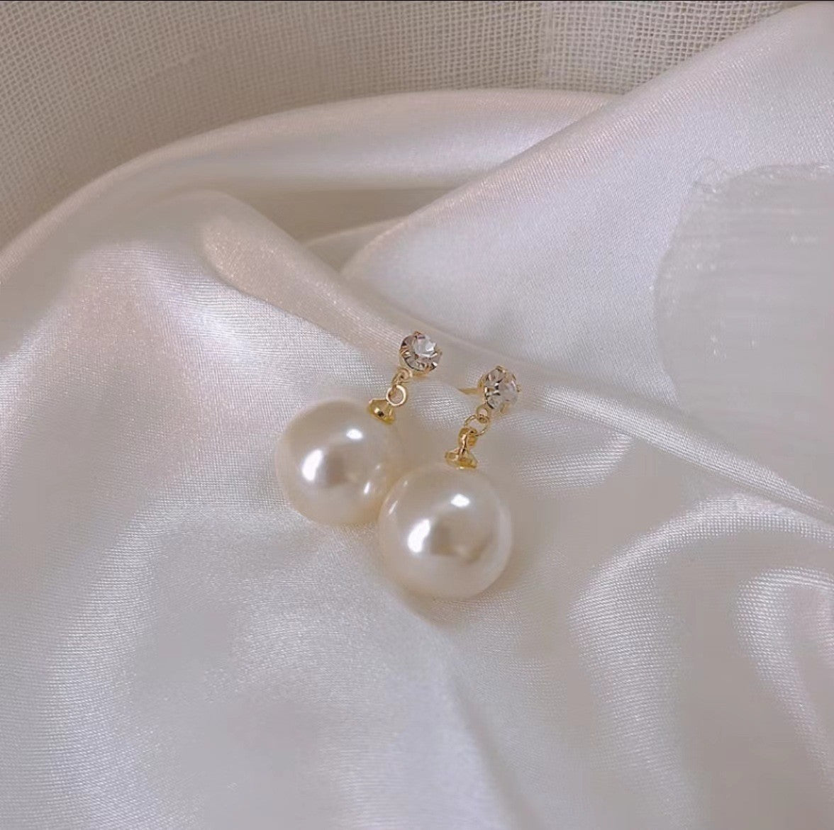 Wholesale Baroque Shaped Pearl Pendant Earrings ACC-ES-Tongs001