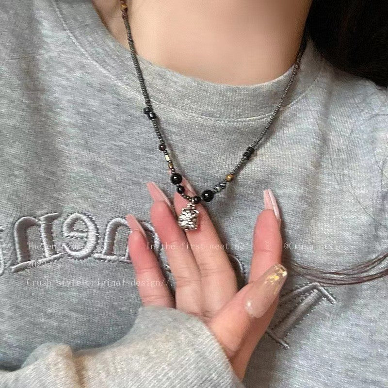 Wholesale Retro Zen Necklace Ethnic Style Clavicle Chain Choker Necklace ACC-NE-Tongs007