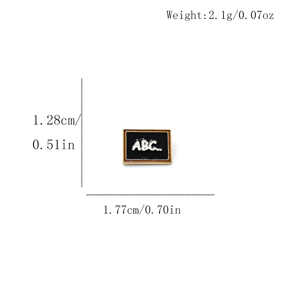 Wholesale 5pcs School Graduation Season  Fun Letter  Badge Back to School Brooch