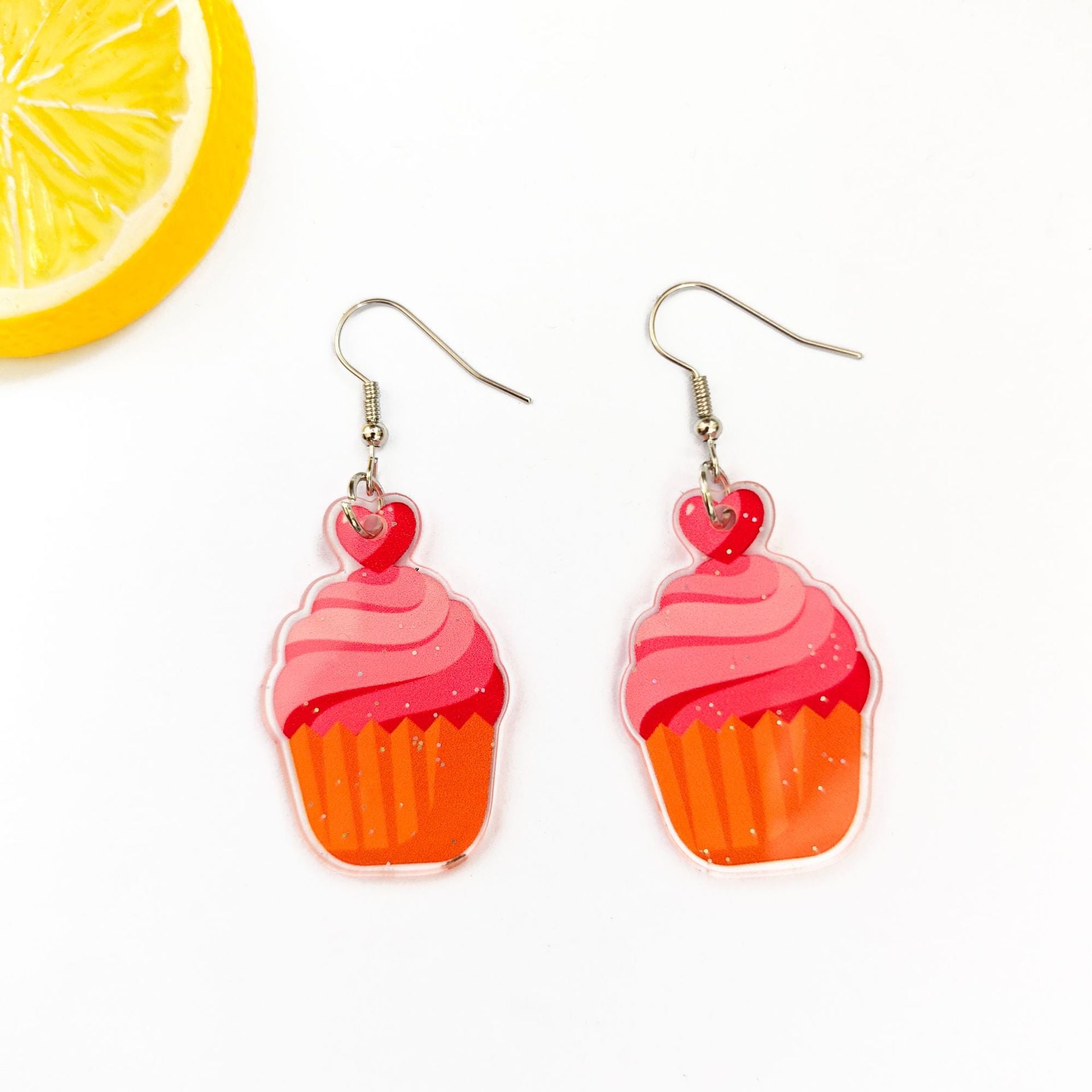 Wholesale Valentine' s Day Style Love Ice Cream Earrings