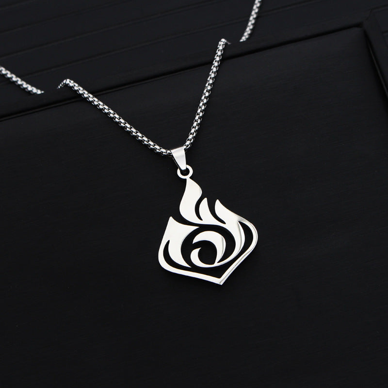 Wholesale God's Eye Titanium Steel Non-Fade Necklace