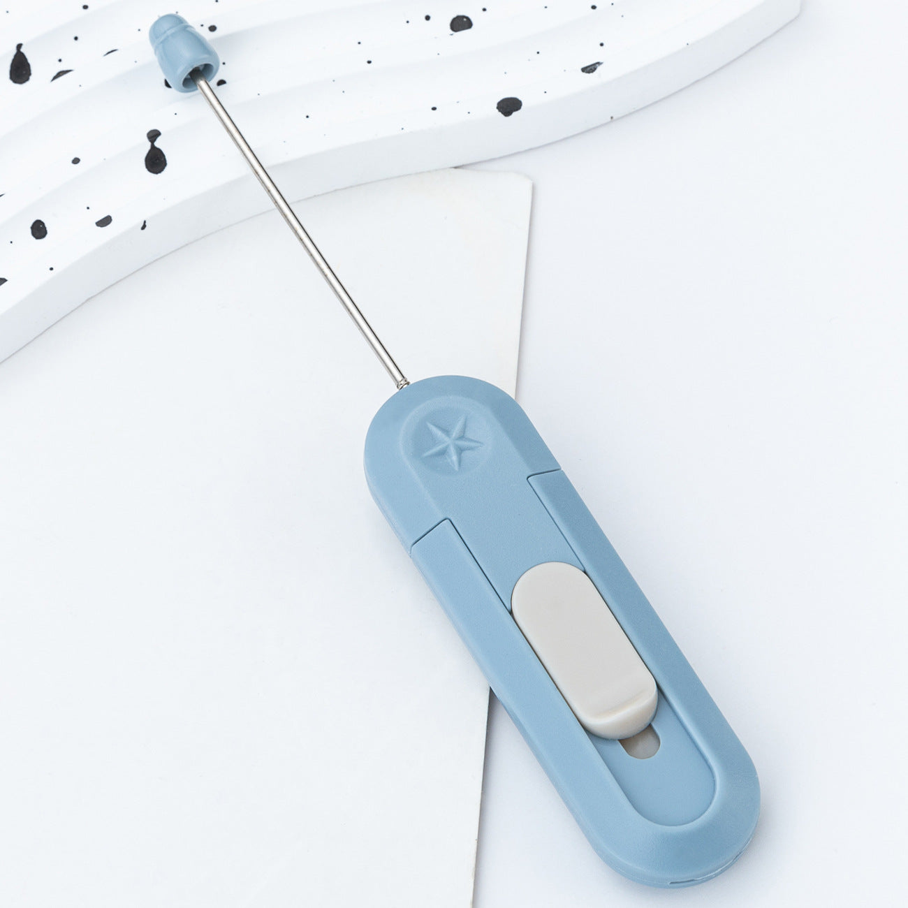 Wholesale DIY Beadable Mini Art Knife Portable Small Express Unboxing Knife Cute Design Open Envelope Office Paper Cutting Art Knife