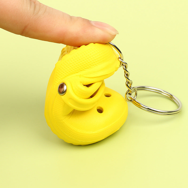 Wholesale Mini Slippers EVA Keychain Bulk Keychains ACC-KC-MengOu005