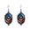 Wholesale Halloween Dark Series Oval Pendant Earrings