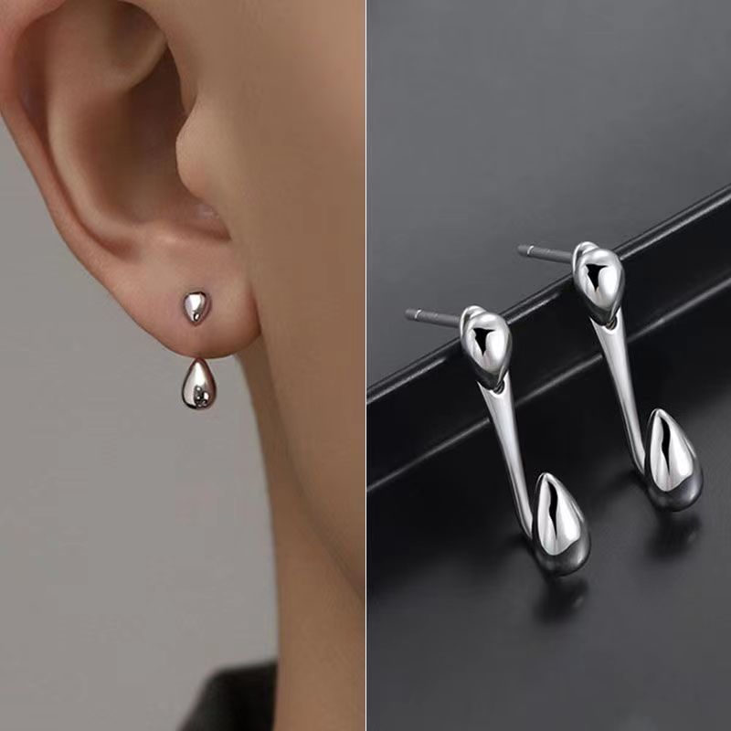 Wholesale men's hook detachable hip hop punk earrings
