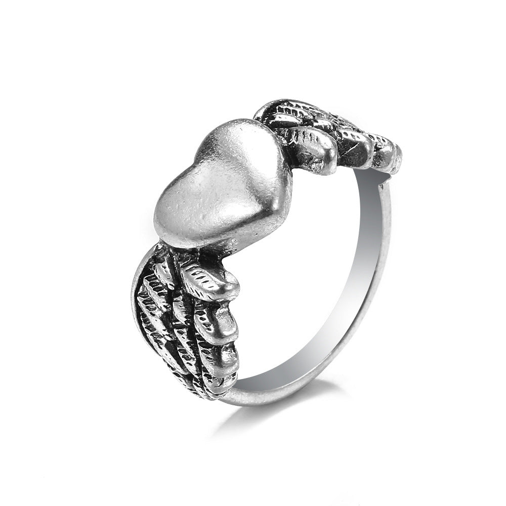 Wholesale Vintage cast distressed punk style ring