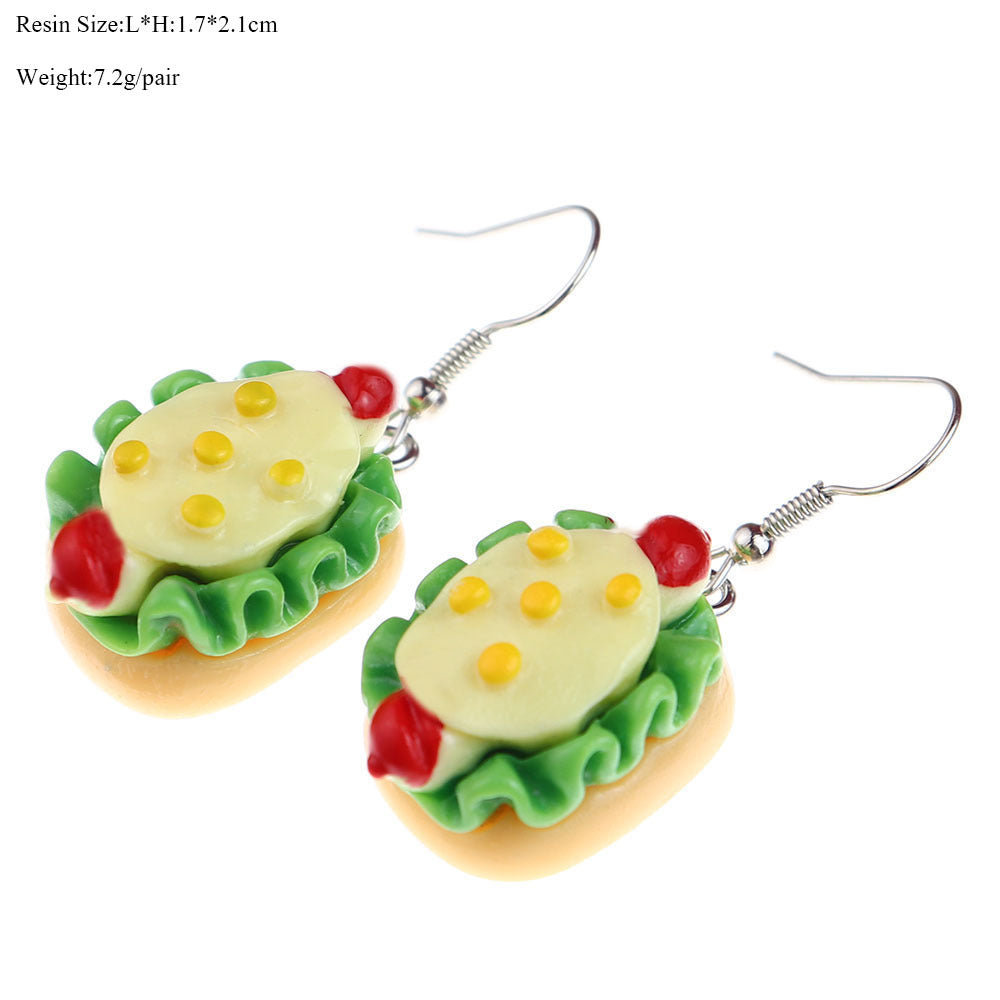 Wholesale cute  miniature food earrings