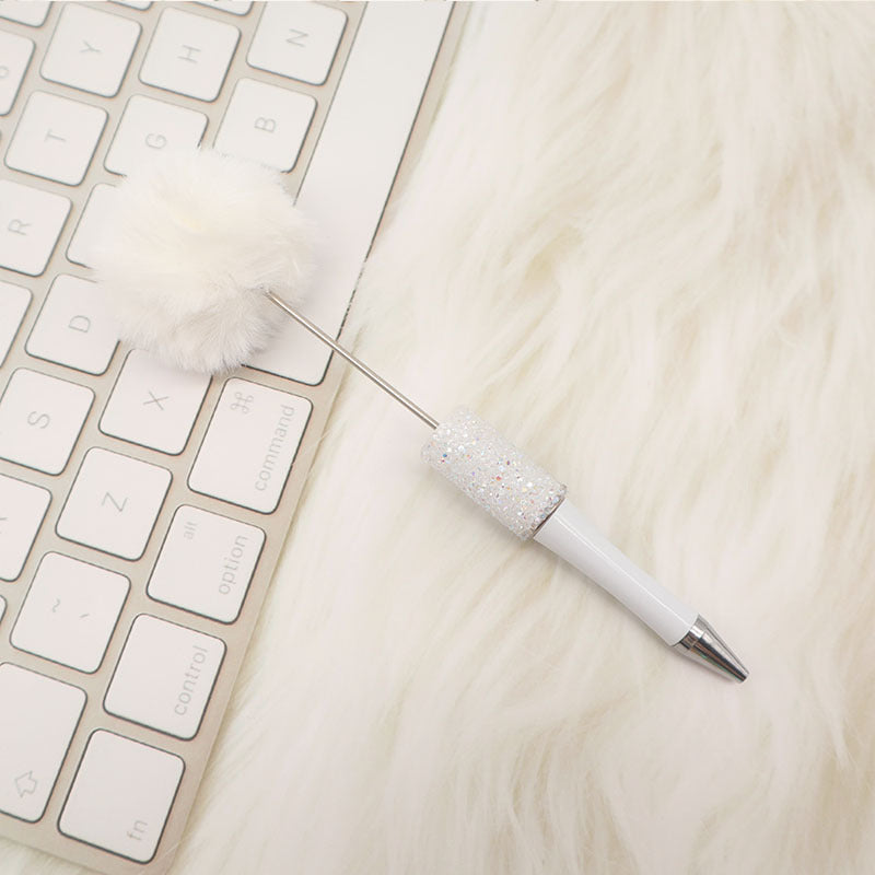 Wholesale Beadable Pens Sugar Gypsophila Hair Ball DIY Beaded Pen ACC-PN-CY004