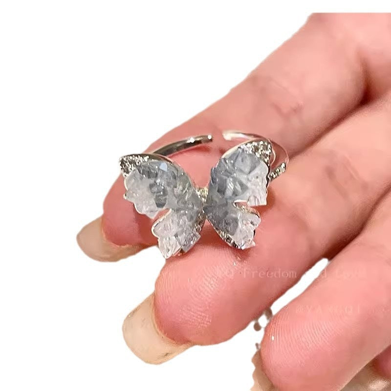 Wholesale  Blue Butterfly Open Ring
