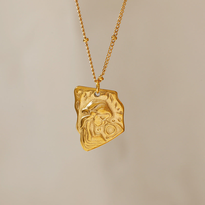 Wholesale  Stainless Steel Plated 18k Color Necklace