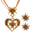 Wholesale Oktoberfest Vintage Heart Diamond Necklace