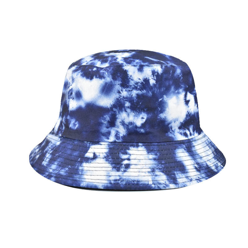 Wholesale Tie Dye Bucket Hat Unisex Hip Hop Style Trendy Summer Sun Protection Hat Fashion Accessory