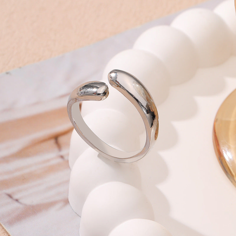 Wholesale  geometric ring smooth women' s bracelet