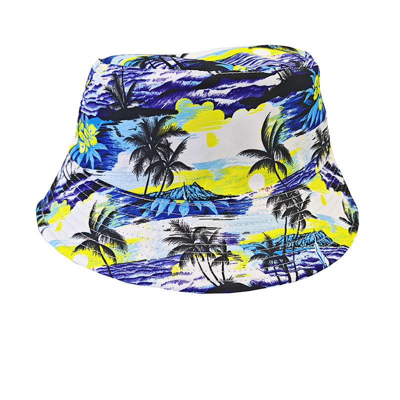Wholesale Happy Birthday Printed Bucket Hat for Outdoor Sun Protection Fashion Accessory
