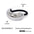 Wholesale stainless steel exaggerated electroplated metal hair band