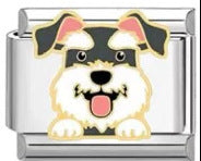 Wholesale Italian Charm Bracelet 9mm DIY Splicing Dog Series Stainless Steel Composable Bracelet