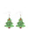 Wholesale Christmas Party Cute Snowman Christmas Tree Cartoon Wooden Earrings