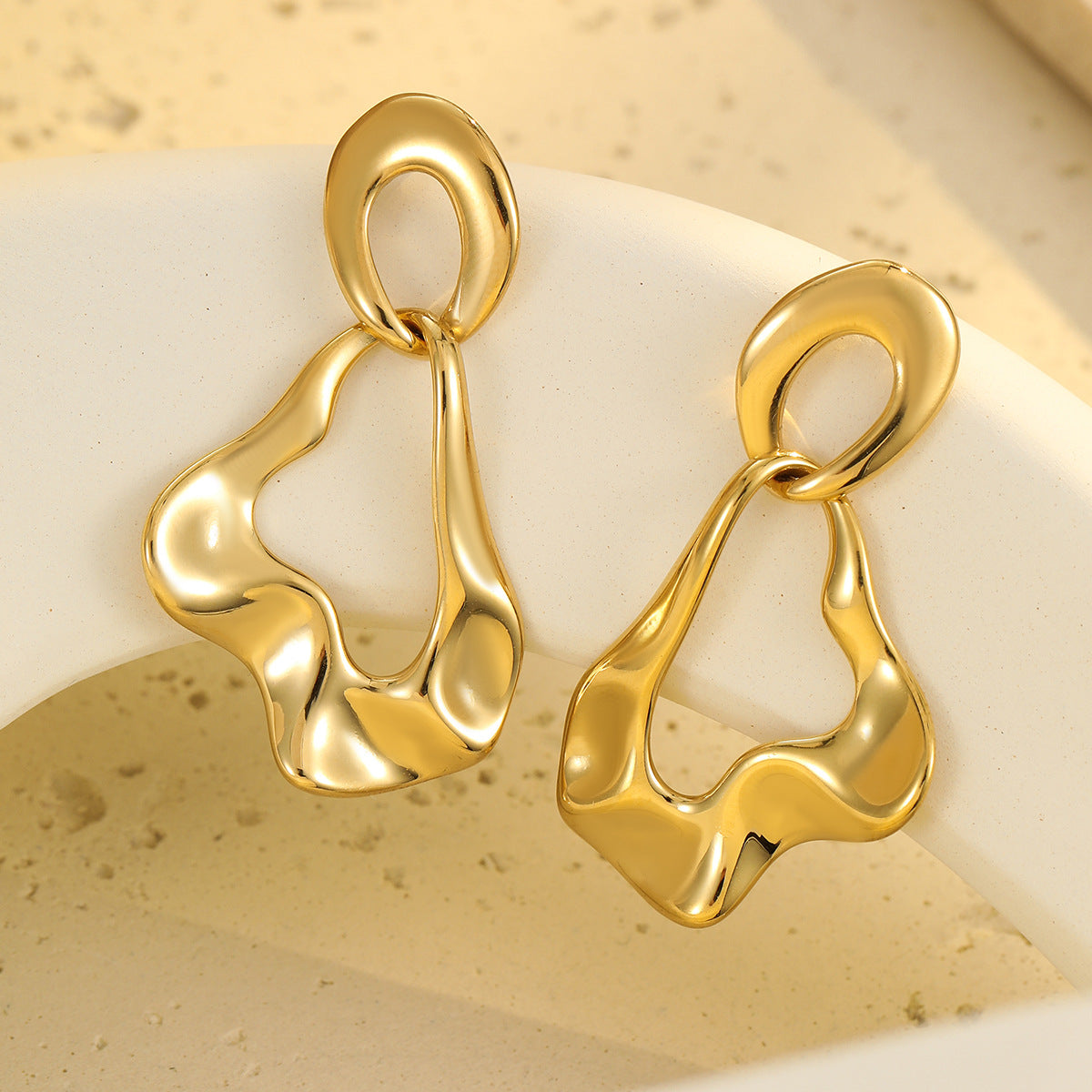 Wholesale  Geometric Earrings Stainless Steel Earrings