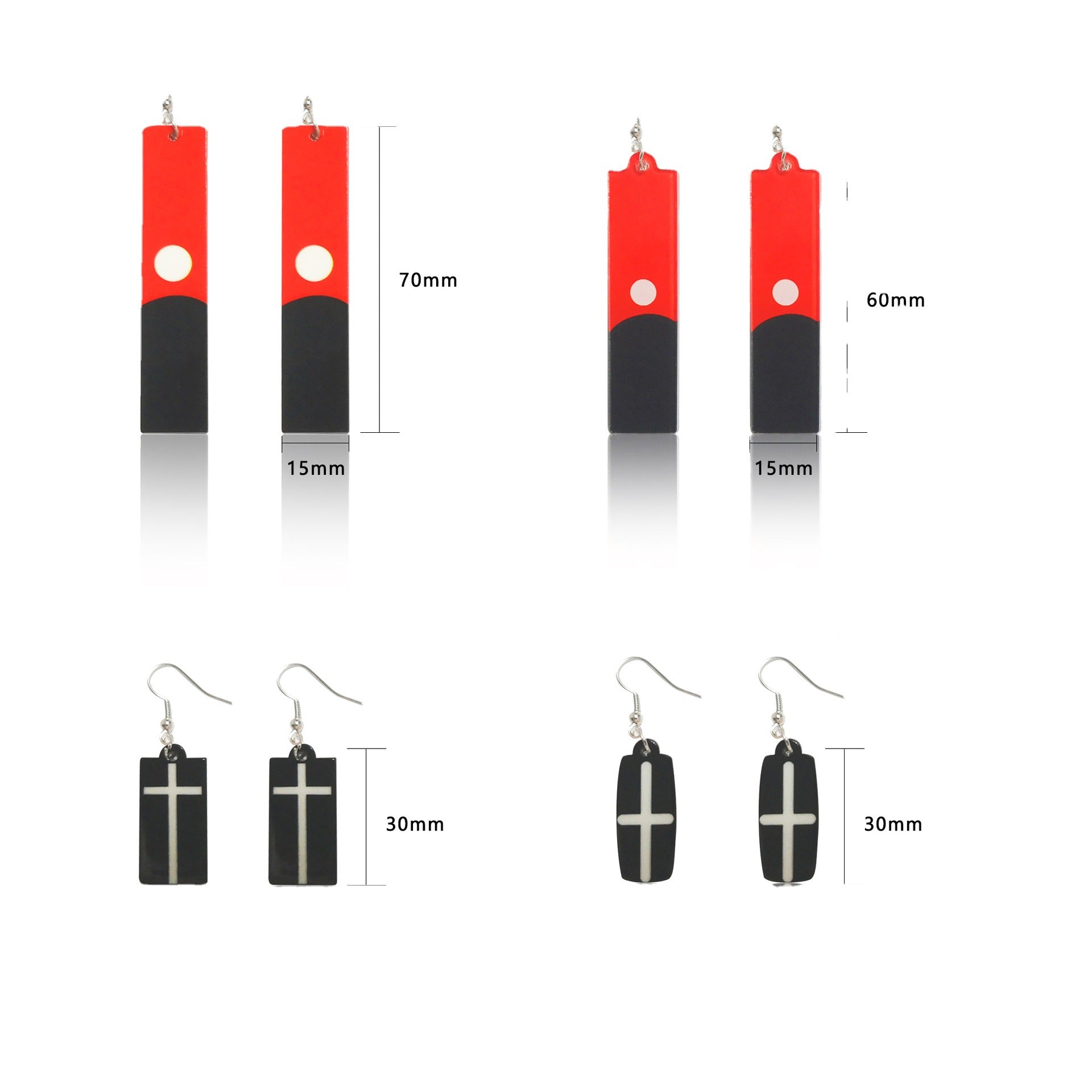 Wholesale Creative Anime Acrylic Earrings ACC-ES-Jiay014