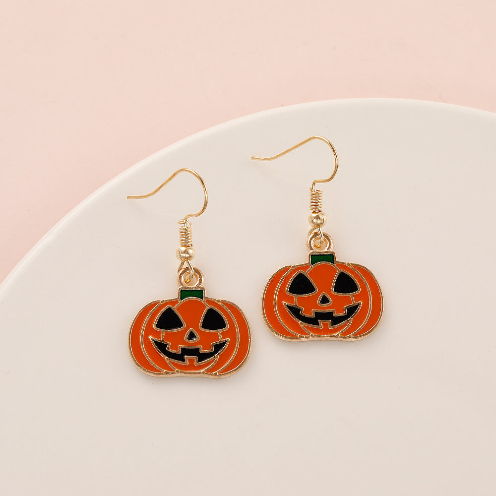 Wholesale  Halloween  earrings  popular Devil pumpkin bat festival earrings