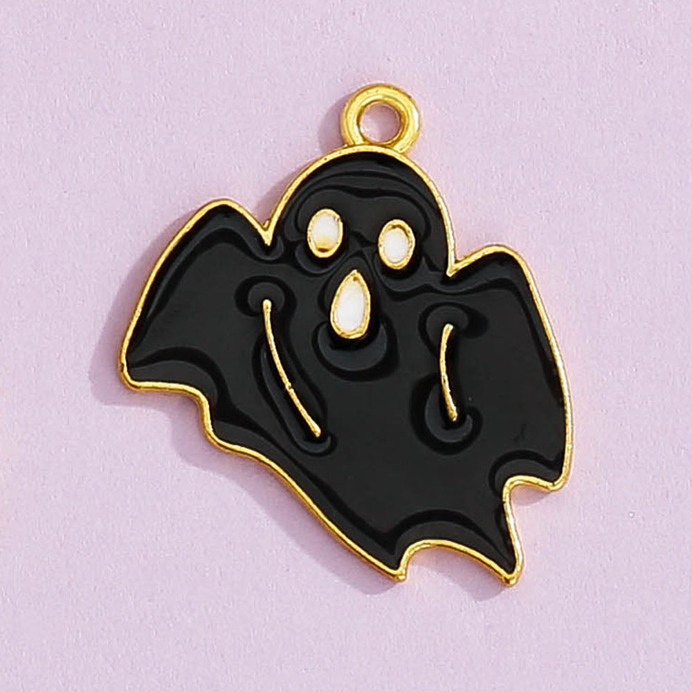 Wholesale 5pcs Halloween Diy Alloy Cartoon Accessories Necklace Bracelet Pendant ACC-PT-Yongc001