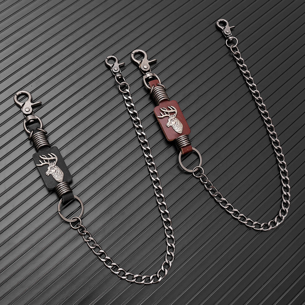 Wholesale Retro Metal Punk Waist Chain