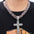 Wholesale Diamond Cross Pendant Cuban Necklace