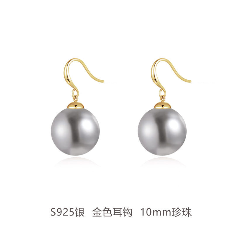 Wholesale Large Pearl Sterling Silver Earrings