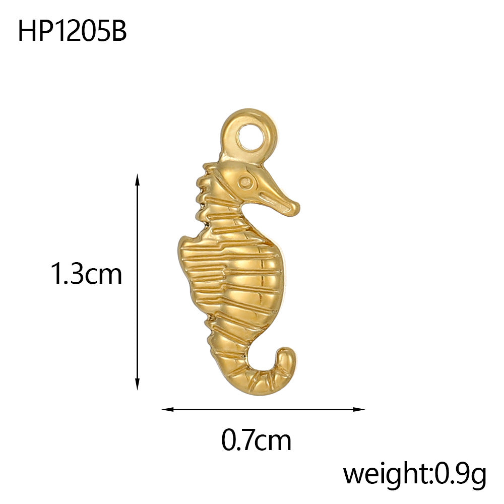 Wholesale Marine elements Stainless steel starfish tropical fish marine life pendant