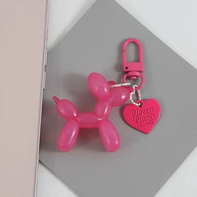 Wholesale Cute Colorful Cartoon Jelly Dog Keychain ACC-KC-Yuding002