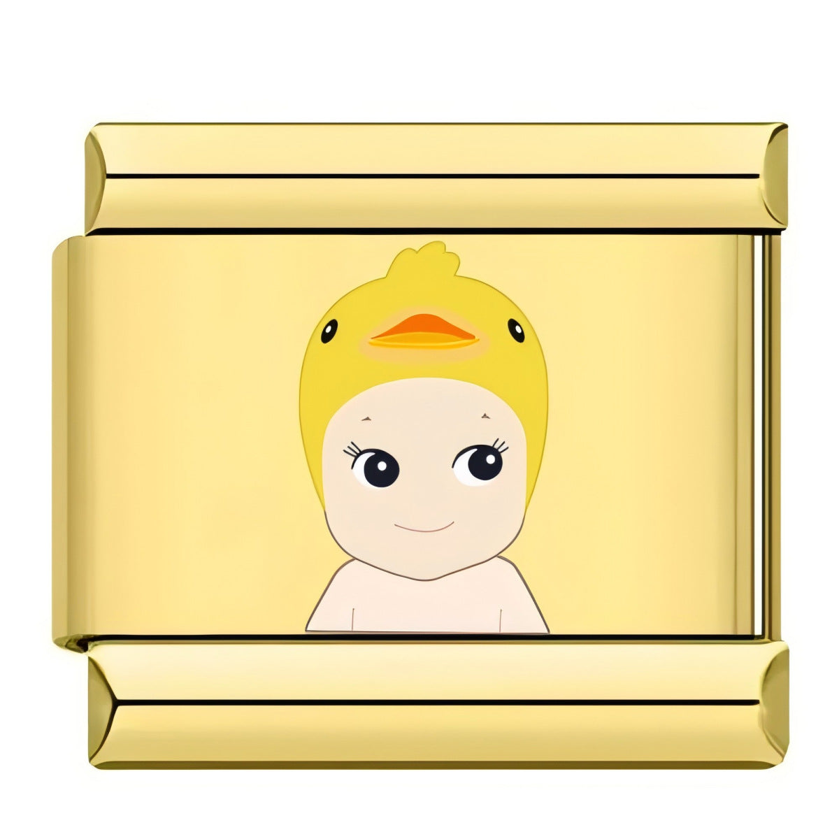 Wholesale 10pcs Italian Charm Bracelet 9mm DIY Splicing Cartoon Cute Stainless Steel Composable Bracelet