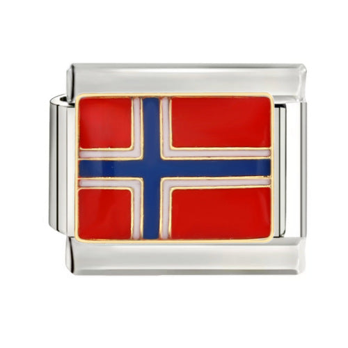 Wholesale talian Charm Starter Bracelets DIY square Single Section Creative Stainless Steel Composable Bracelet