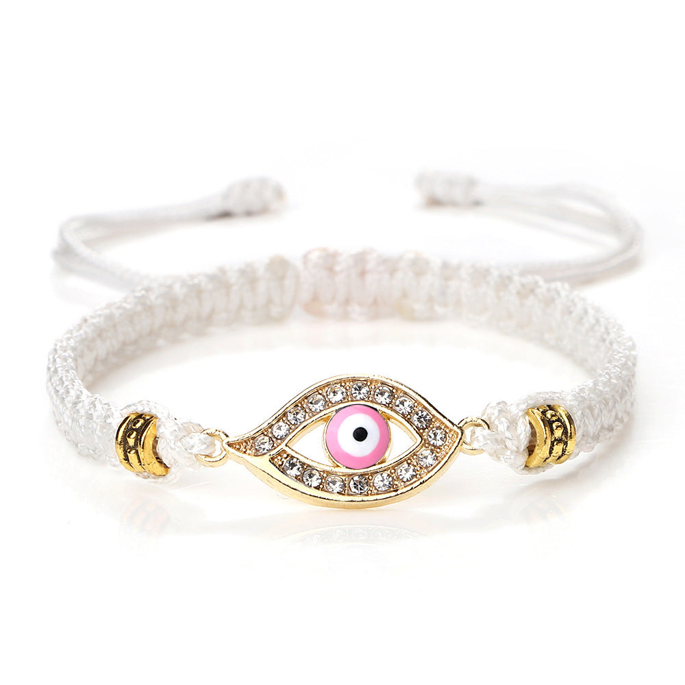 Wholesale Vintage Evil Eye Handmade Braided Bracelet ACC-BT-Xinh003