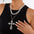 Wholesale Cyberpunk Cross Pearl  Necklace