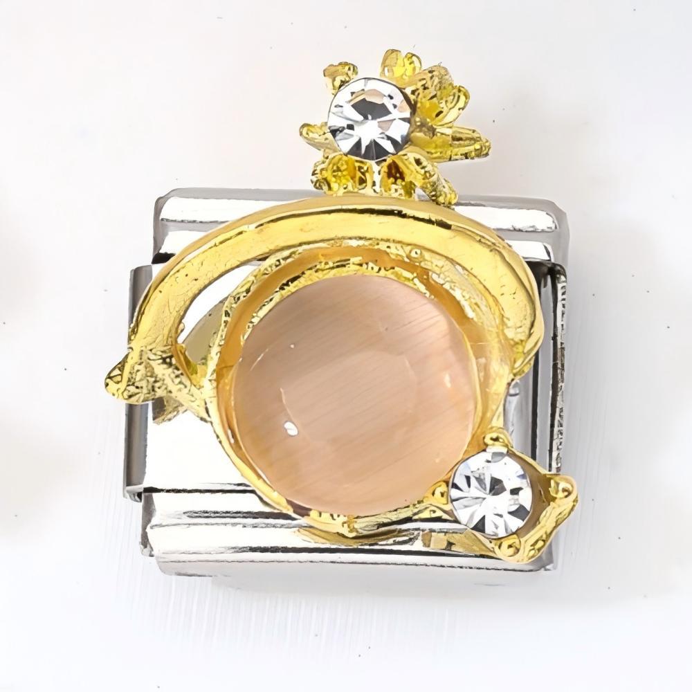 Wholesale 10pcs Italian Charm Bracelet 9mm DIY Splicing Butterfly Heart Stainless Steel Composable Bracelet