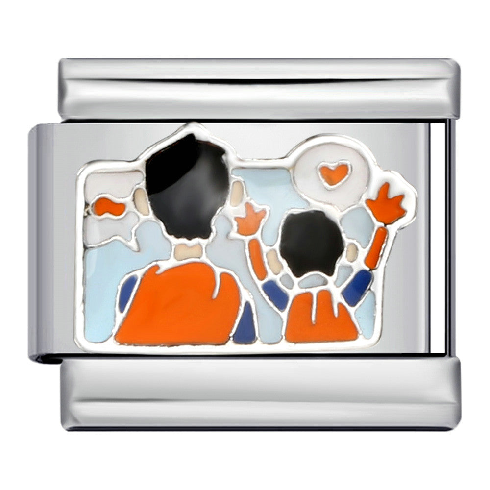 Wholesale Italian Charm Bracelet 9mm DIY Splicing Removable Ball Sports Stainless Steel Composable Bracelet