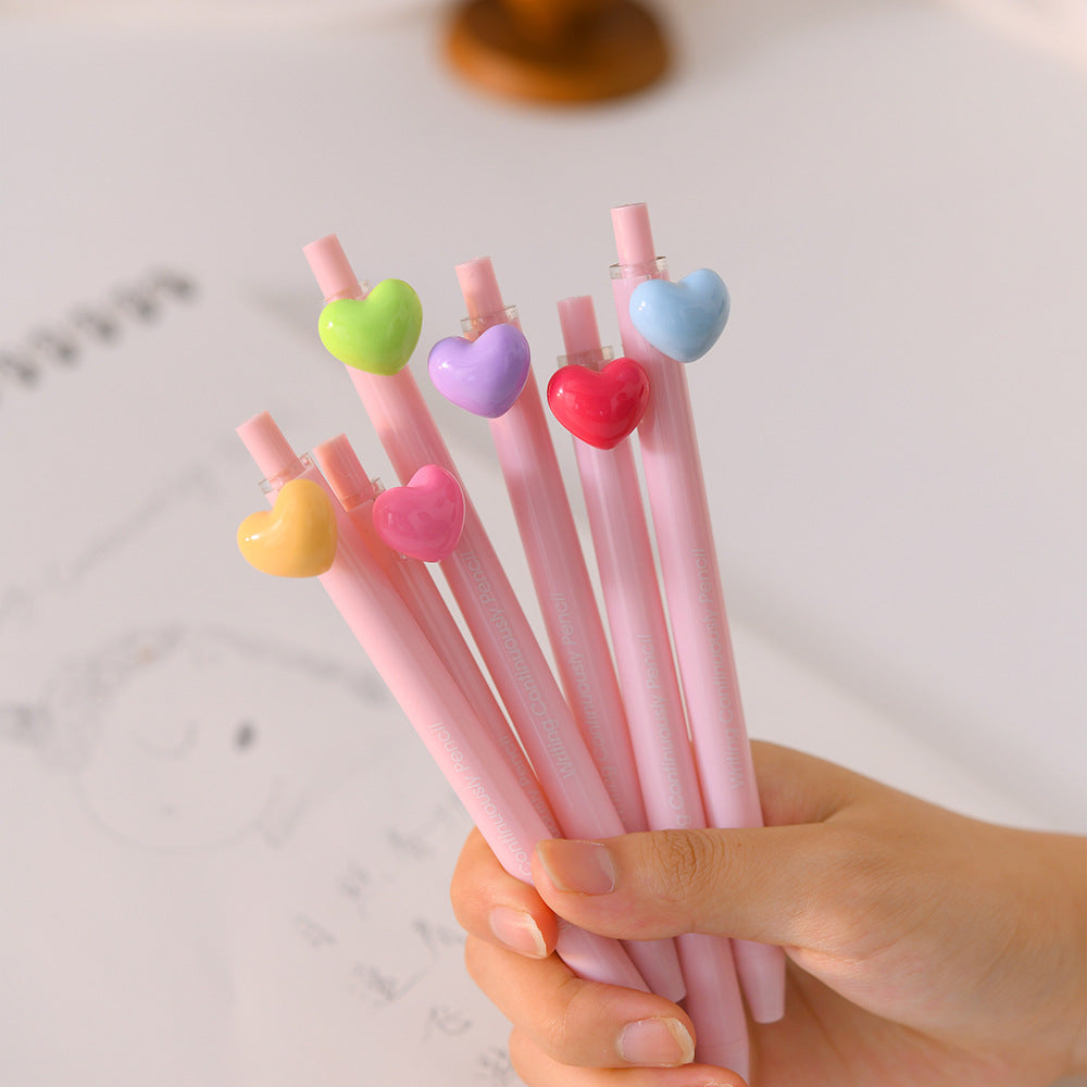 Wholesale Makaron Color Love Press erasable Pen Ballpoint Pen