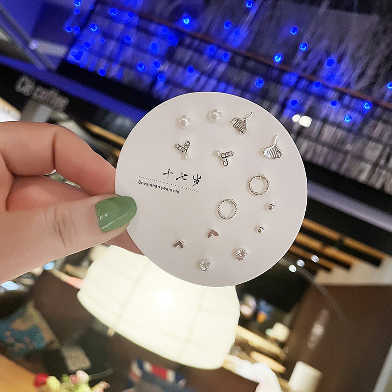 Wholesale Simple Small S925 Earring Set ACC-ES-Zhany007