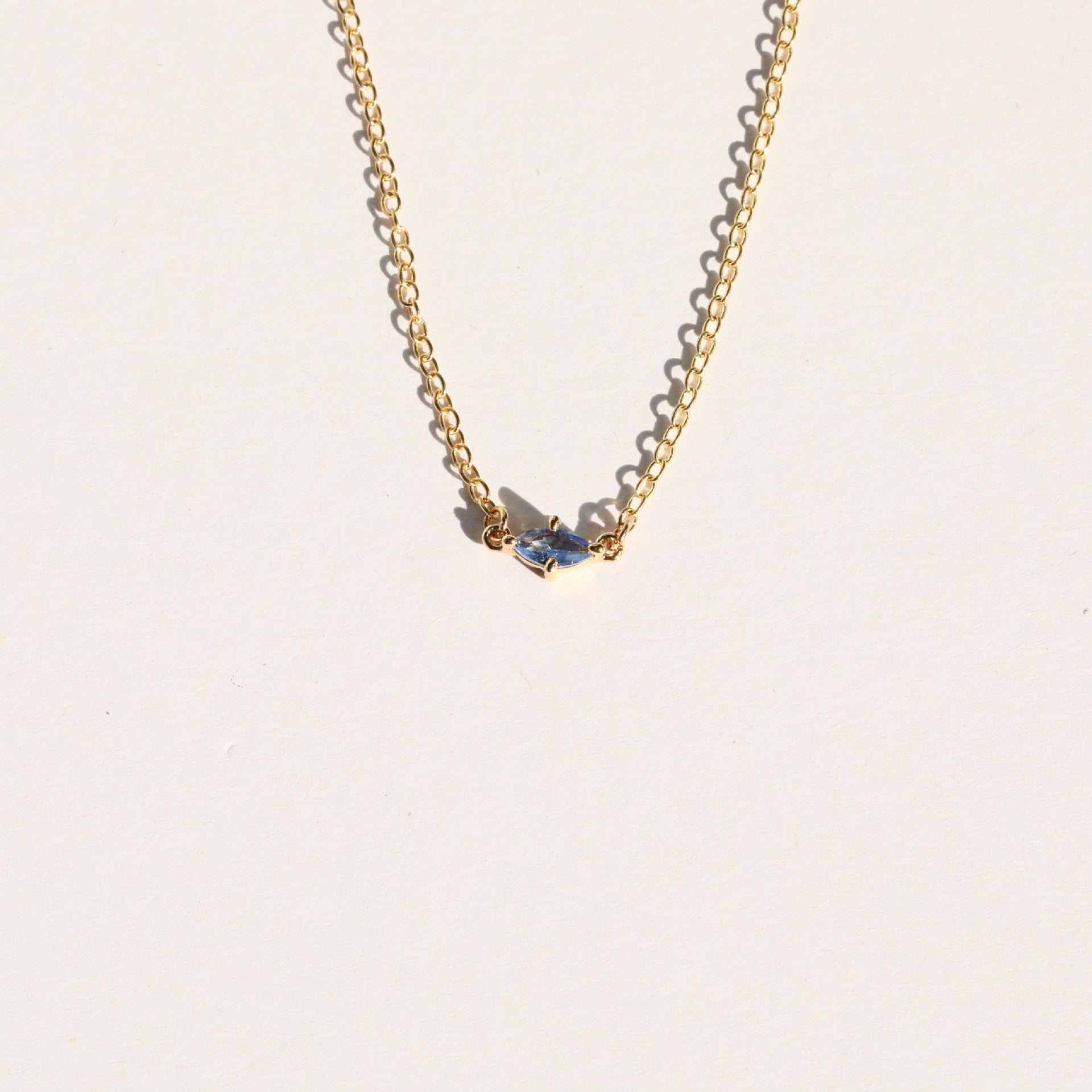 Wholesale Twelve birthstone necklace month stone  zircon necklace