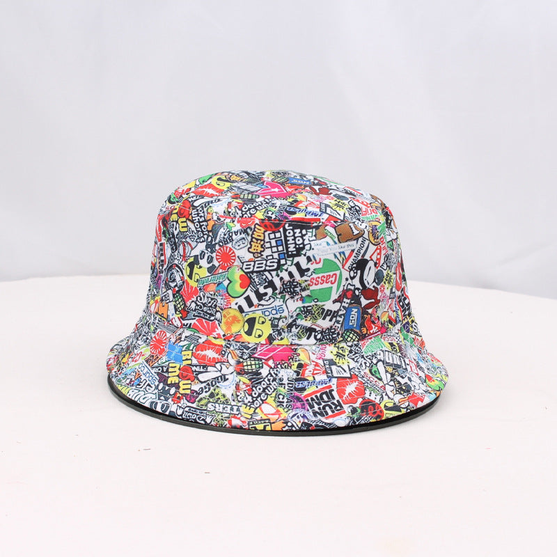 Wholesale  printed double-sided fisherman hat bucket hat