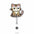 Wholesale Cute Pet Series Acrylic Retractable Rotating Badge Keychain