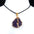 Wholesale 25~35mm Amethyst Original Stone Gold Pendant Yellow Powder White Crystal Irregular Necklace