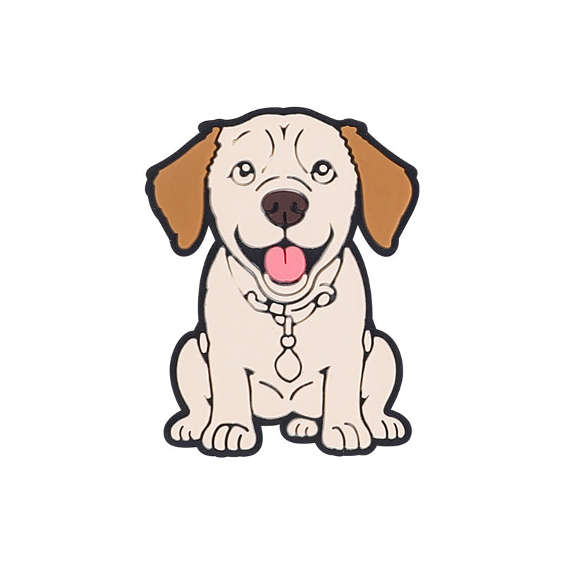 Wholesale 20pcs Puppy Cartoon Silicone Focal Beads ACC-BDS-RongFa032