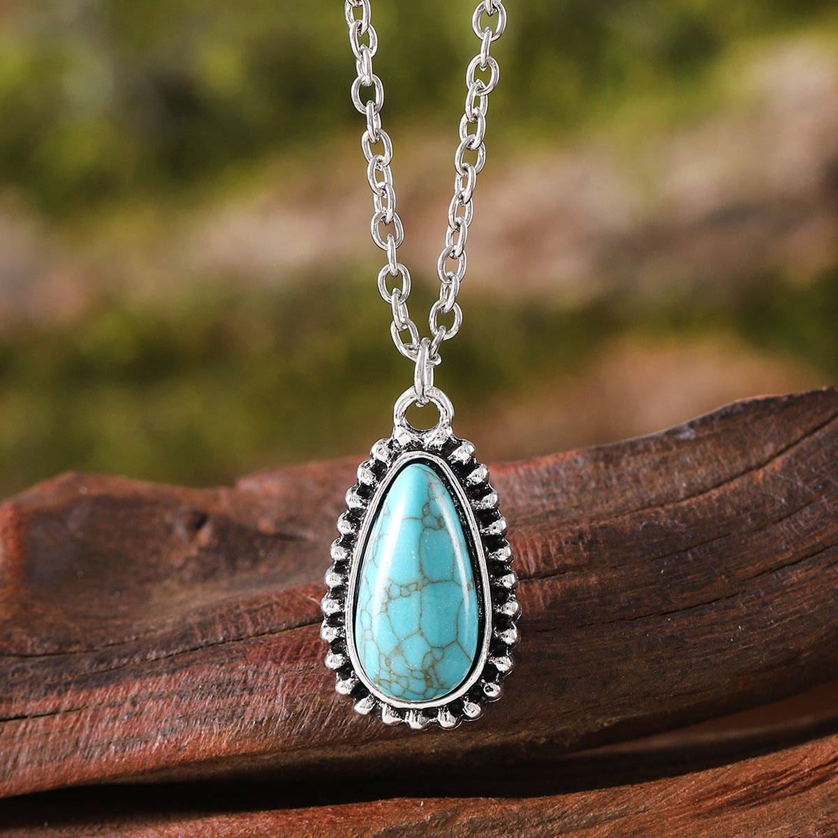 Wholesale  Bohemian Turquoise Pendant Earrings