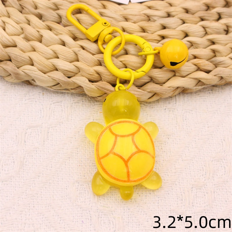 Wholesale Creative Cartoon Cute Luminous Little Turtle Keychains ACC-KC-YiNian001