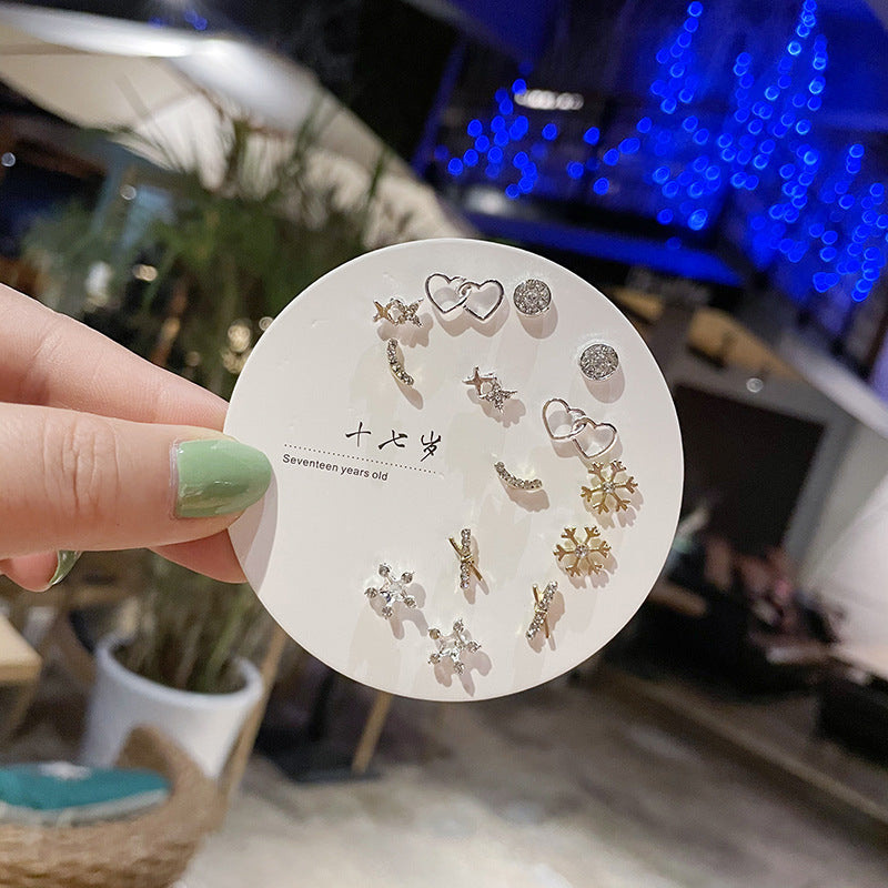 Wholesale Simple Small S925 Earring Set ACC-ES-Zhany007