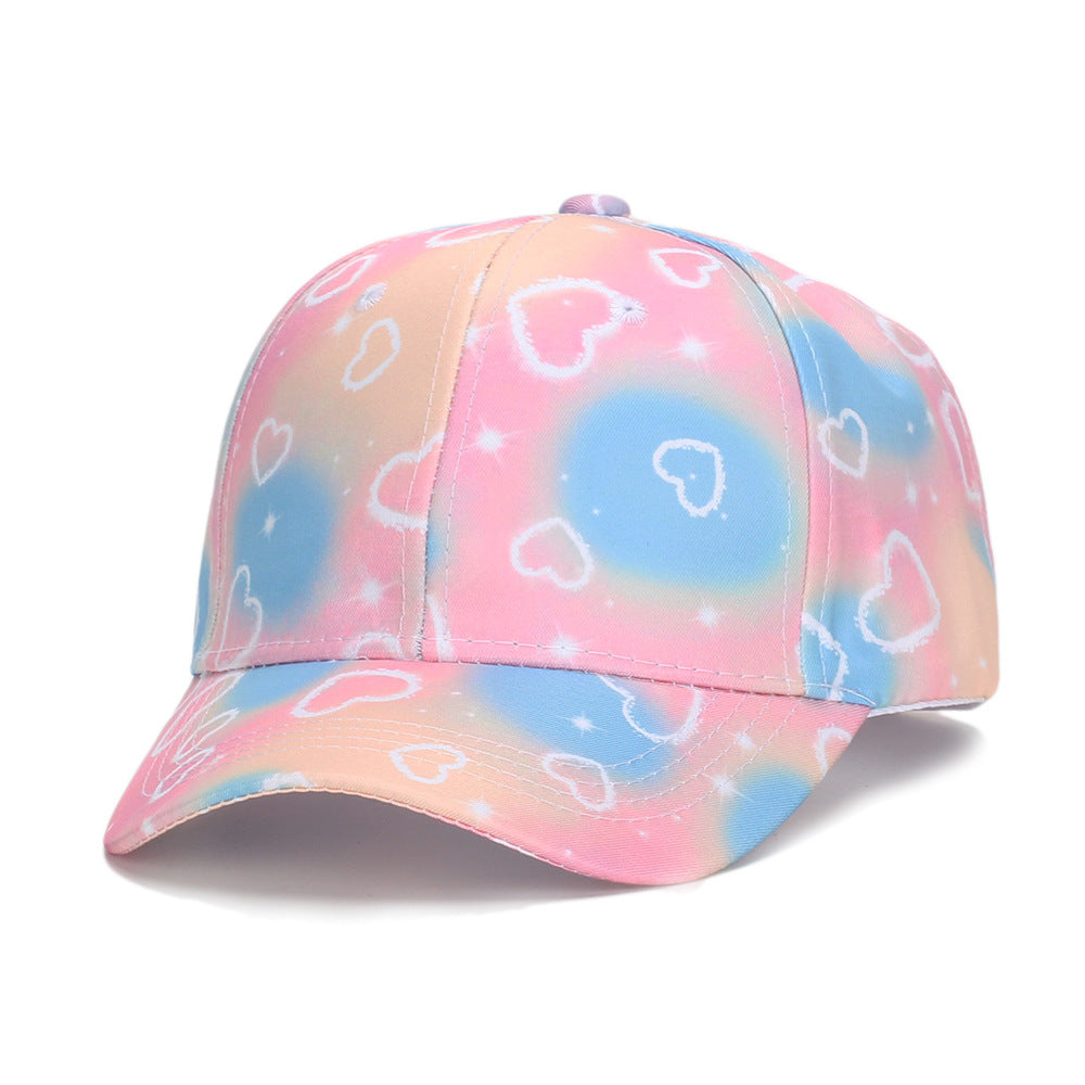Wholesale Children's Colorful Tie-dye Hats Breathable Baseball Caps Kids Hat ACC-KH-JingHong002