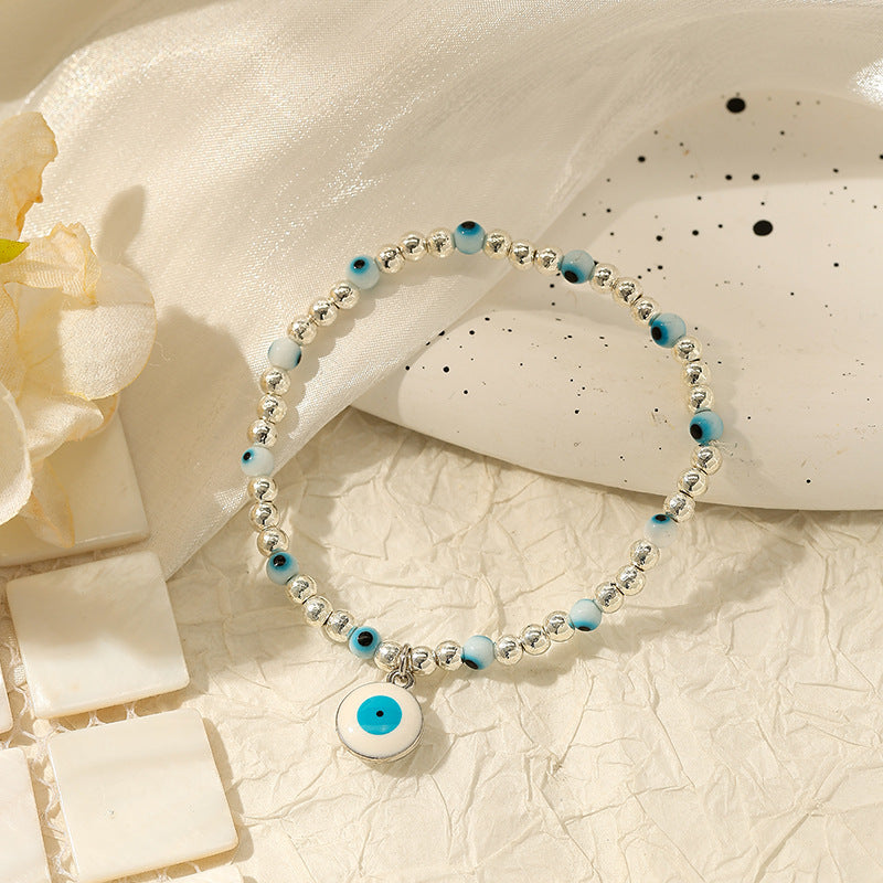 Wholesale Bohemian devil eye irregular bracelet