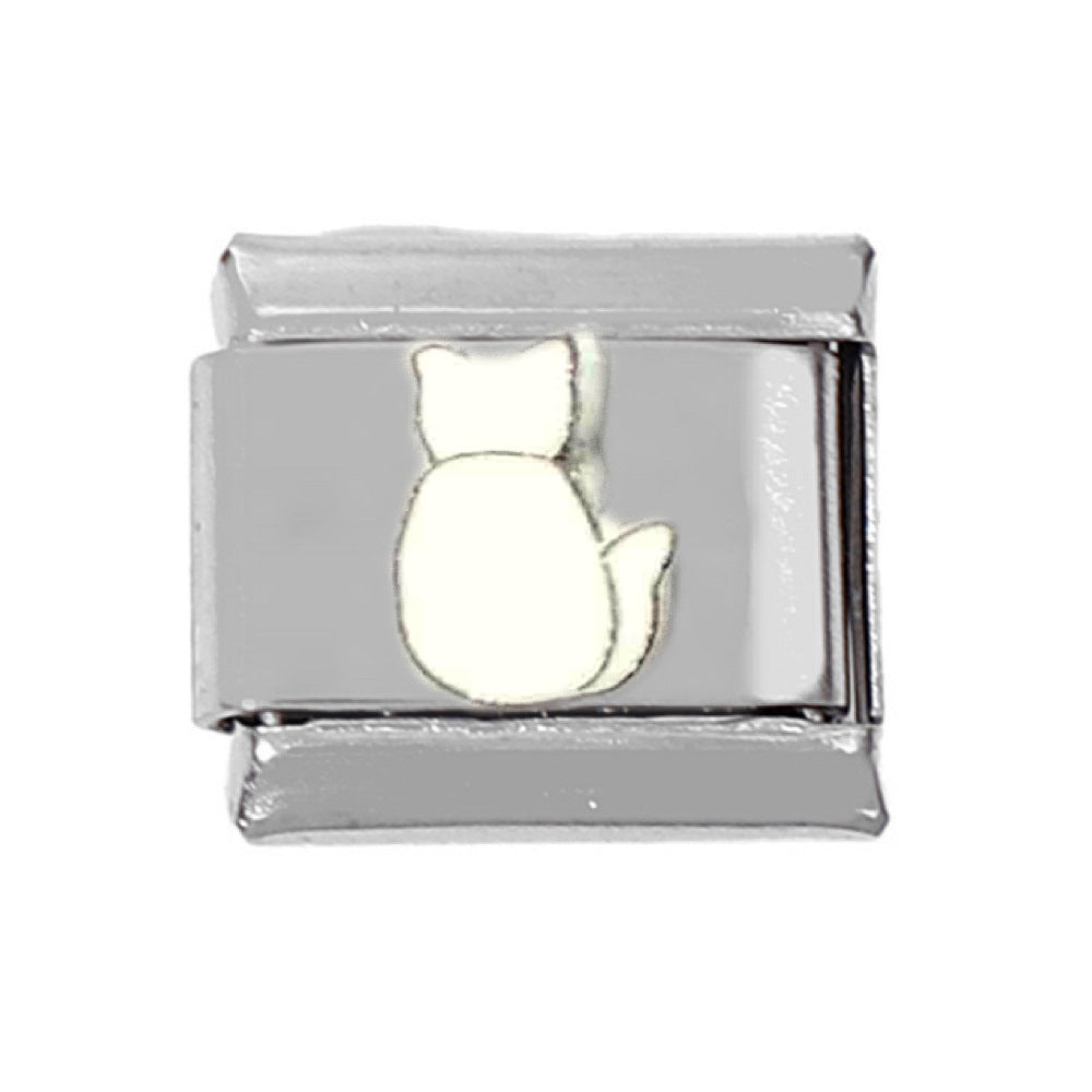 Wholesale 5pcs Italian Charm Bracelet Charm Module Stainless Steel Bow Love Bracelet 9mm DIY Pattern Free Stitching Detachable Composable Bracelet ACC-BT-DaLiang012